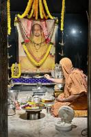 Jalabhisheka and Shodashopachar Puja at HH Shrimat Parijnanashram Swamiji III Sannidhi, Karla (2 March 2025)